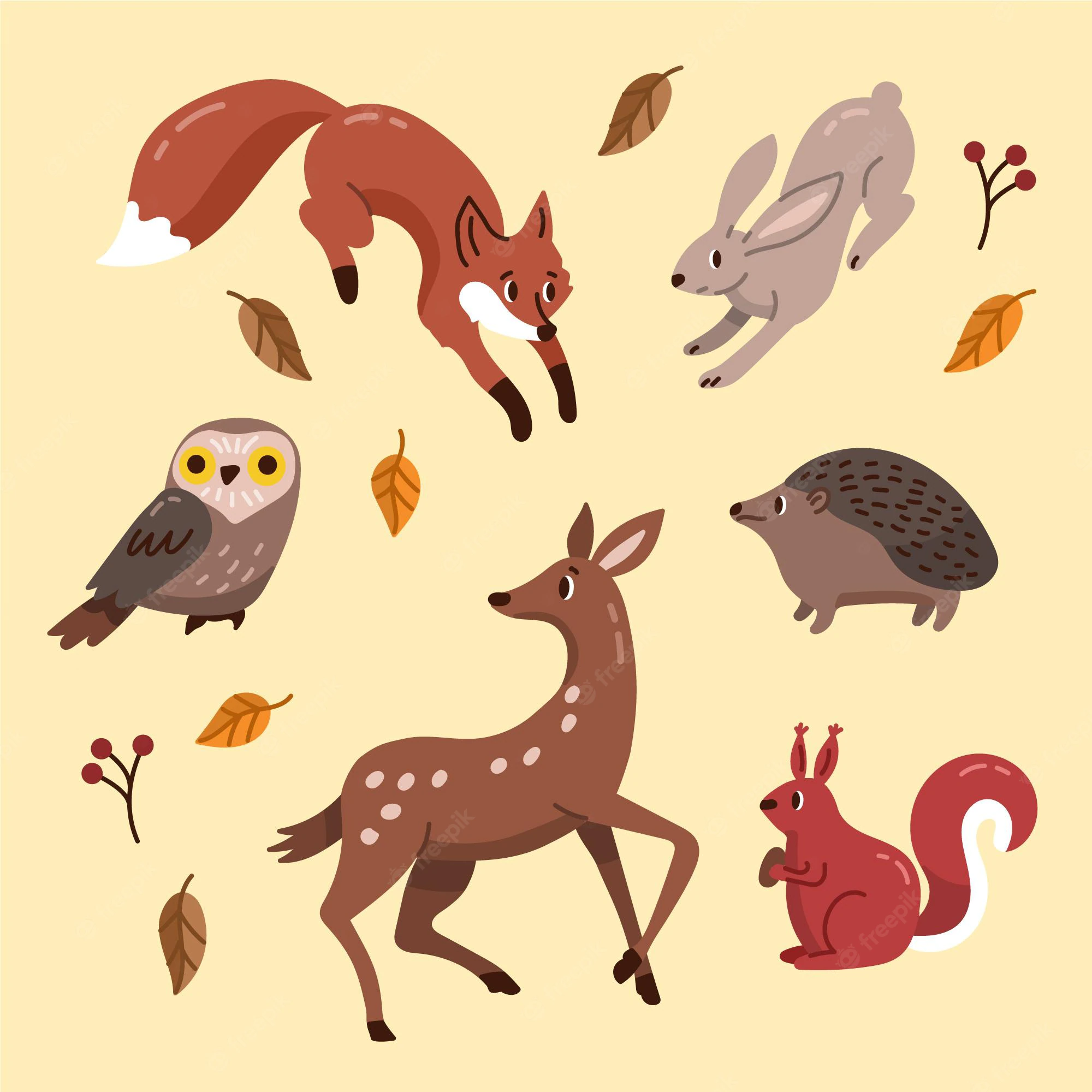 Fall Animals